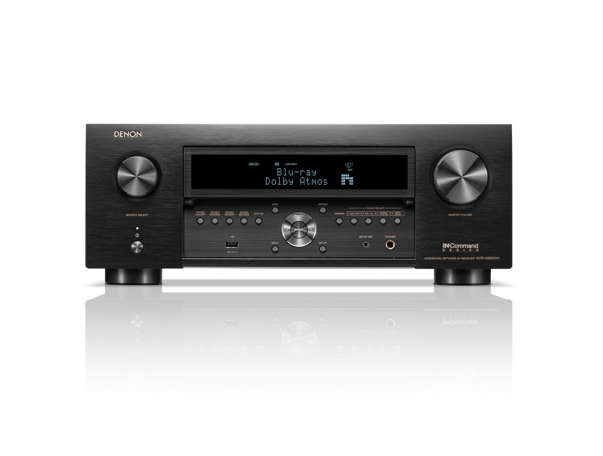 Denon AVC-X6800H 11.4ch 140w 8K AV Receiver with HEOS Built In