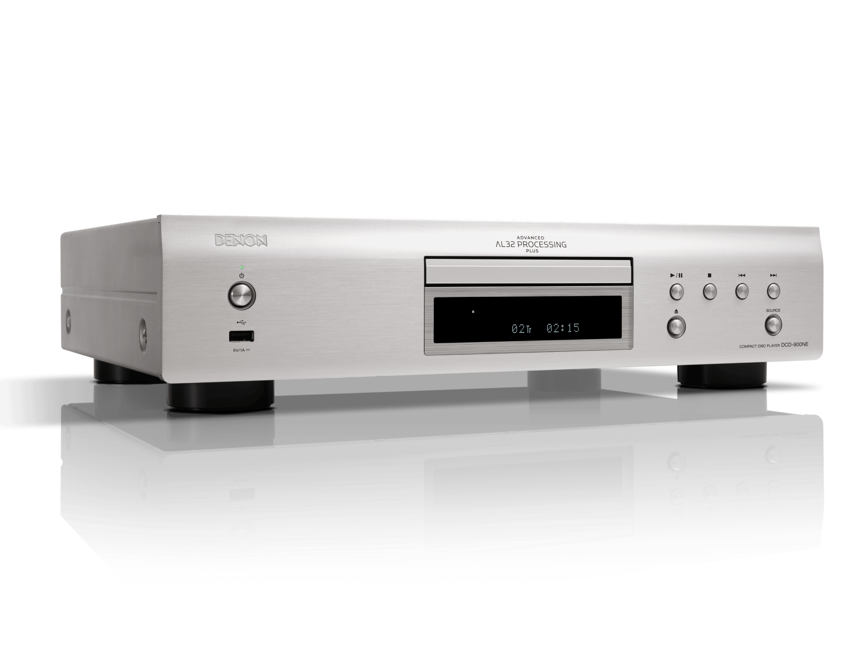 Denon DCD-900NE CD Player with Advanced AL32 Processing Plus and USB - Silver