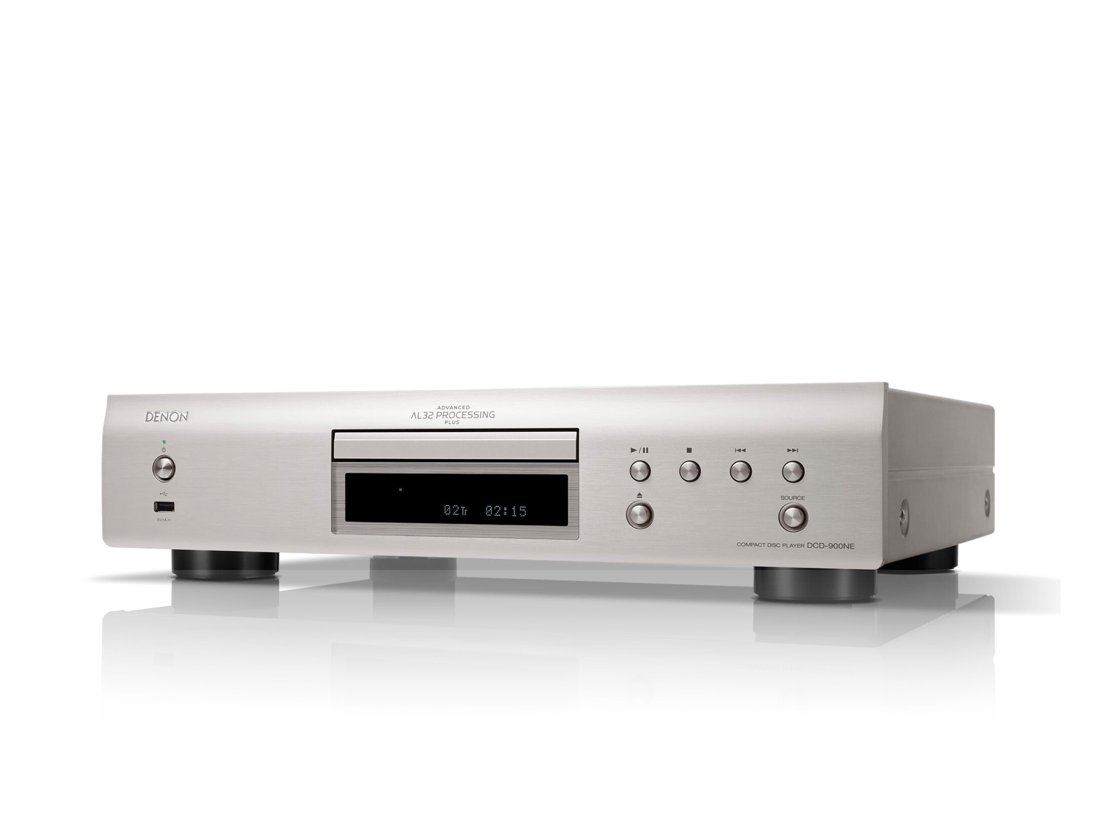 Denon DCD-900NE CD Player with Advanced AL32 Processing Plus and USB - Silver